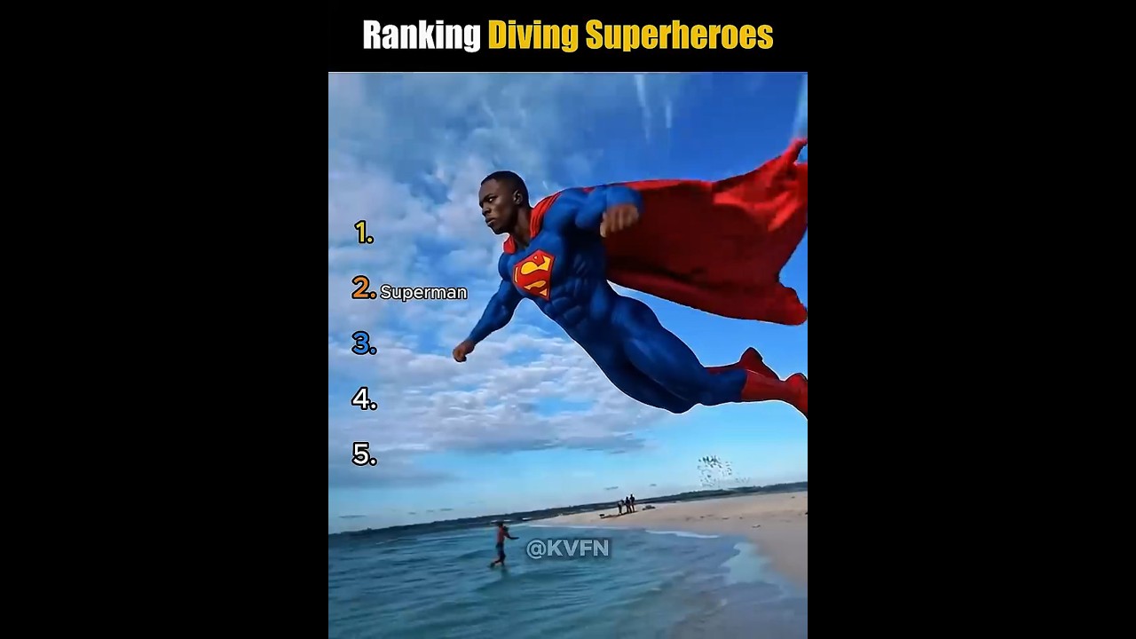 Ranking Diving Superheroes