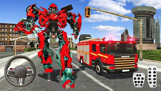 FireFighter Robot Truck transform Full Game _ Trò Chơi Xe Cứu Hỏa Robot Biến Hình giải Cứu khẩn Cấp