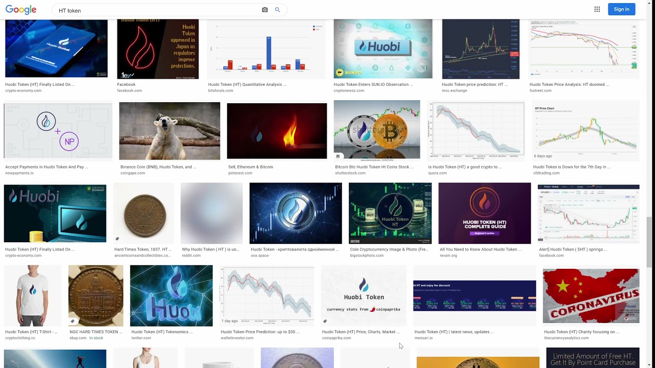 HT монета Huobi биржи