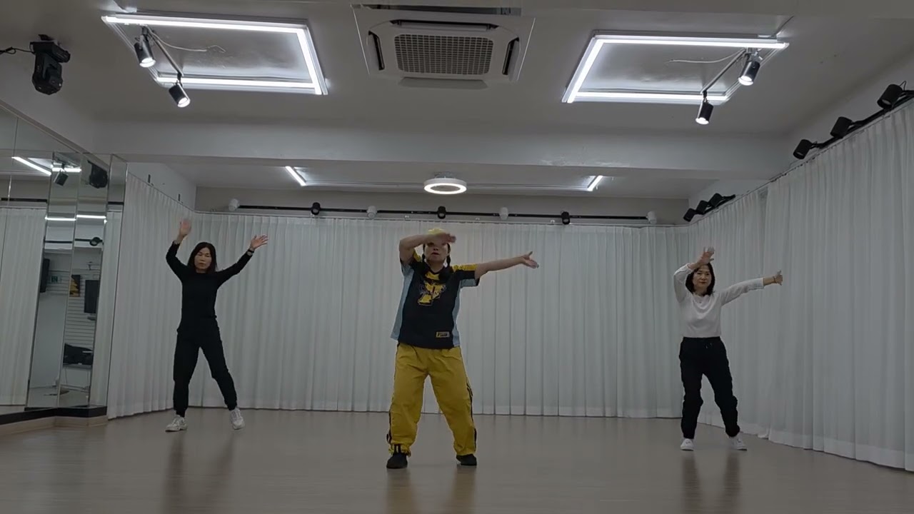 찬양 에어로빅《창작안무》나의 등 뒤에서