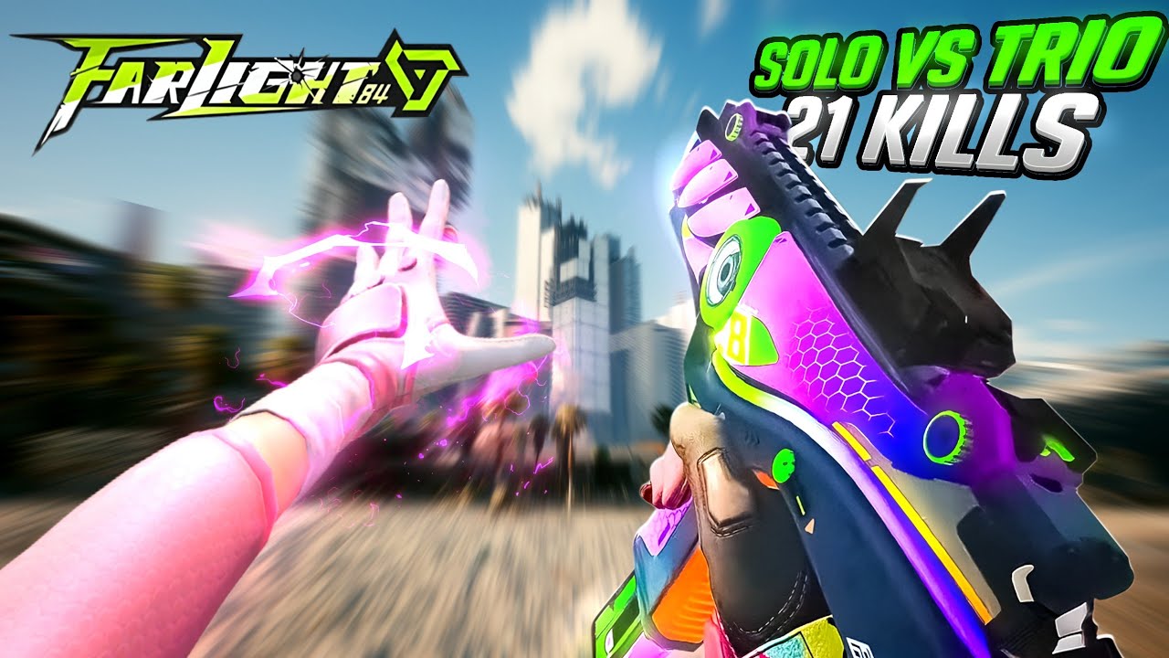SOLO VS TRIO BEST MAGGIE GAMEPLAY in Farlight 84 || FARLIGHT 84