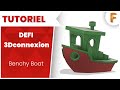 Dfi modlisation 3d le benchy boat avec une spacemouse