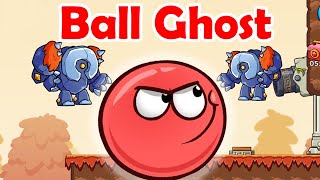 BALL GHOST Босс Раздвоившийся превратитель 106 уровень - Приключения красного шарика