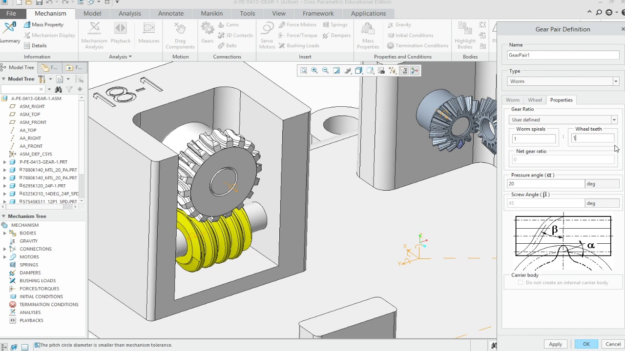 Video 3 Worm Gear System - YouTube