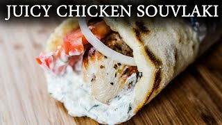[No Music] How To Make Greek Chicken Souvlaki (Secret Brine Recipe) Greek Chicken Souvlaki Series