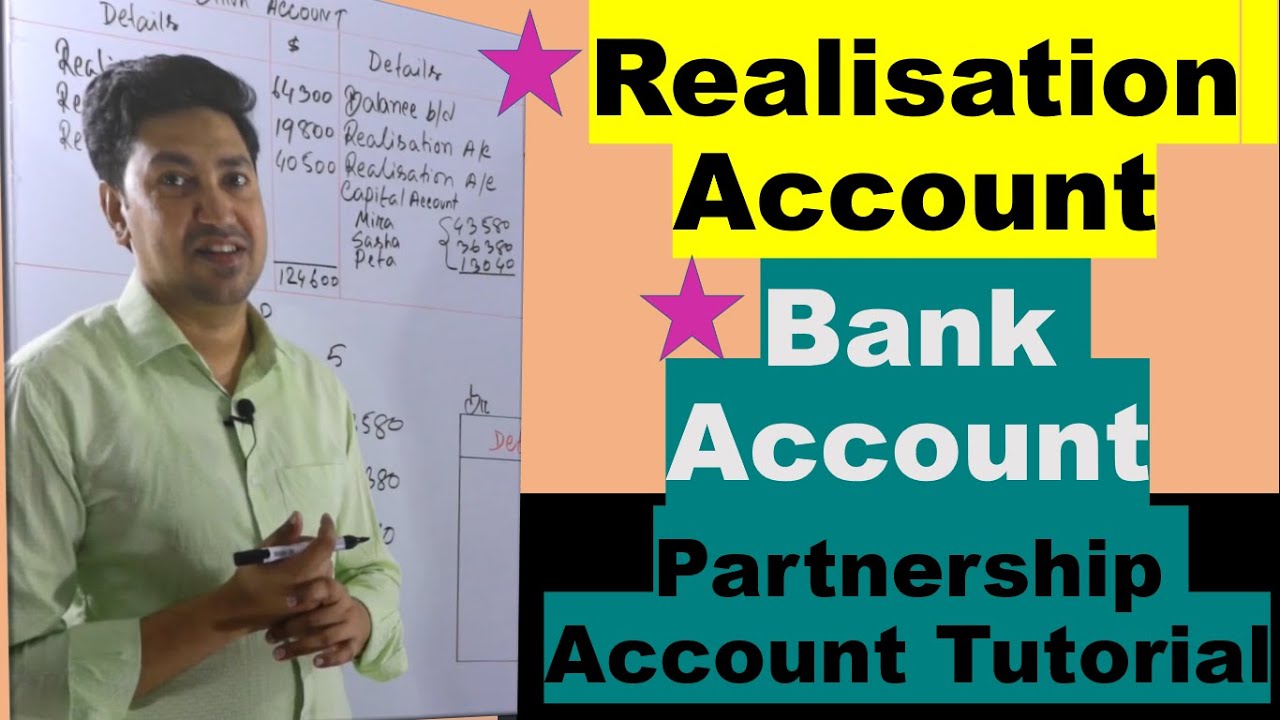 Realization and Bank Account for Partnership Business | IGCSE, O Level ...
