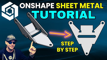 Free Onshape SHEET METAL Tutorial for HIGH SCHOOL / COLLEGE Mechanical Engineering STUDENTS
