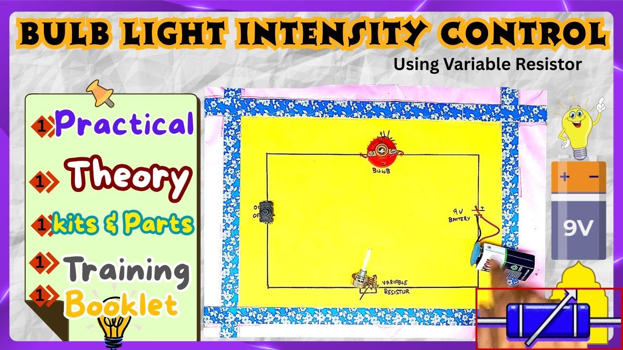 Bulb Light Intensity Control Project | Brightness Control Physics Working Model | Ontex Electronics