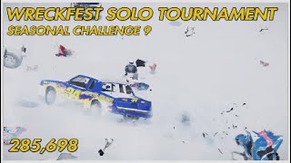 Wreckfest Solo Tournament × Seasonal Challenge 9: Snowball Run × How To Get Gold screenshot 4