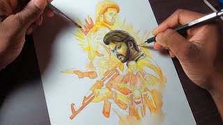 Drawing Thalapathy Vijay Beast New Sketching Technique