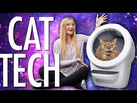 Coolest Cat Tech ever! Self cleaning Litter box?! Litter-Robot 4 by Whisker Unboxing!