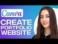 How To Create Portfolio Website With Canva (For Free)