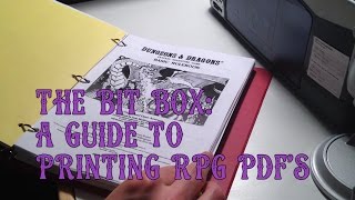 The Bit Box: A Guide To Printing RPG PDF's (Project B/X Moldvay/Cook)