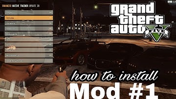 How to install GTA 5 mods menu part#1