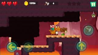 Jungle Adventures: Super World - Lava Plains Level 12... Gameplay (Free Game On Android) screenshot 2