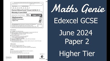 Edexcel Higher Paper 2 June 2024 Exam Walkthrough