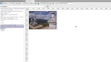 Adobe Dreamweaver - Creating a Thumbnail Image