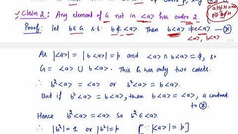 Classification of groups of order 2p (Lecture-19)