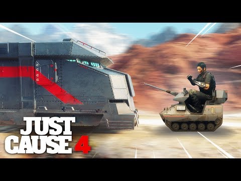 Just Cause 4 - NEW TOY TANK VS THE TRAIN!
