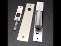 Glass door electric bolt lock surface mounted zinc alloy low temperature lock