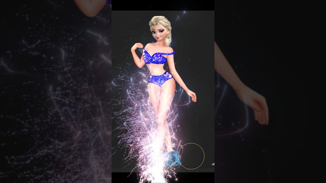 Elsa Frozen Glow up into Barbie 