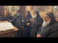 آباء مجمع رهبان دير السريان يصلون لحن هوس إيروف فى تسبحة نصف الليل ليوم الأحد الأول من شهر كيهك