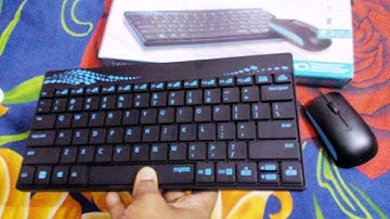 Unboxing Rapoo 8000 Wireless Mouse and Keyboard