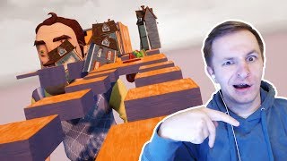 №1323: ПРИВЕТ СОСЕД ПАРКУР - HELLO NEIGHBOR(Escape The Neighbor Obby)