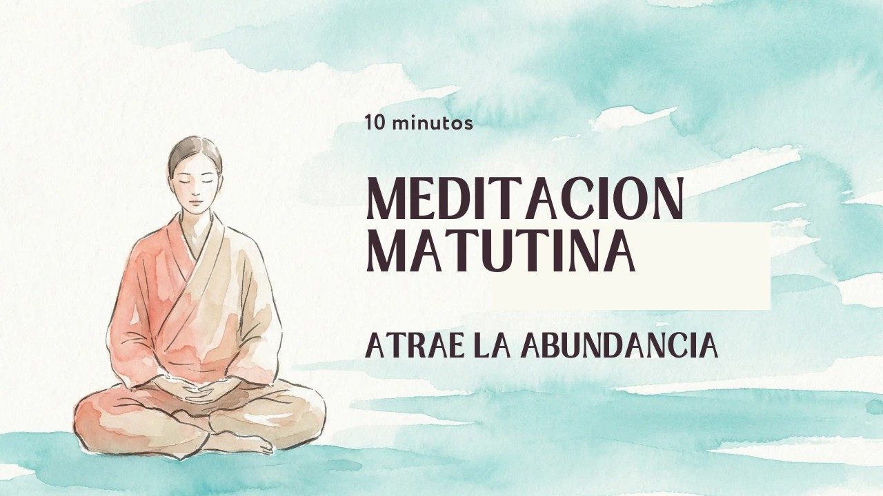 Meditación Matutina - Atrae la Abundancia - 10 minutos - YouTube