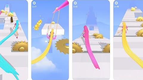 Hair Challenge - Gameplay Part 1 All Levels 1-5 Walkthrough (Android, iOS)