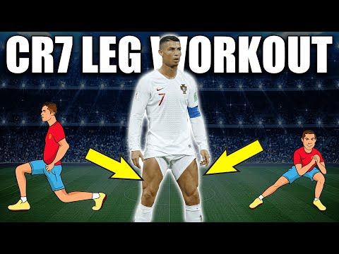 Follow Ronaldo With His Home Leg Workout (No Equipment)