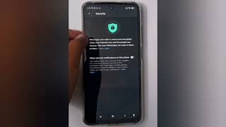 How to enable security notification on whatsApp