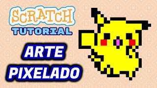 How to create pixel art in Scratch 3.0 | Easy and simple tutorial | Pixel art screenshot 4