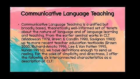 TEACHING BY PRINCIPLES: An Interactive Approach to Language Pedagogy, Second Edition.