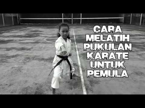 Cara melatih pukulan karate untuk pemula, belajar karate sendiri.