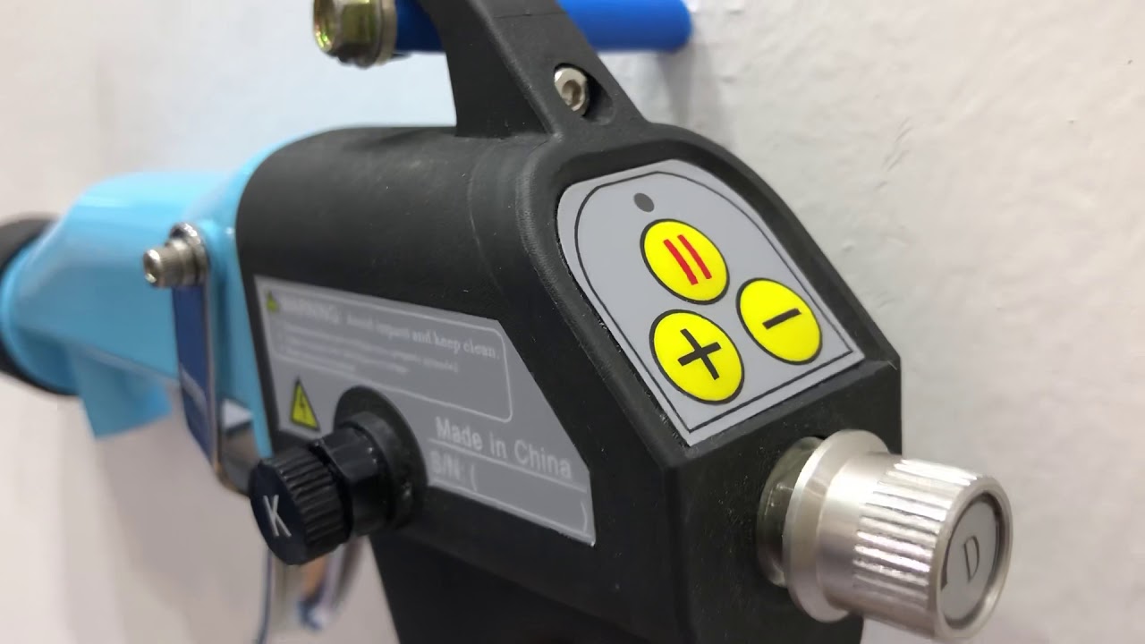 Electrostatic liquid painting gun YouTube