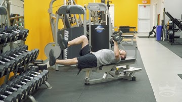 Deadbug Dumbbell Bench Press