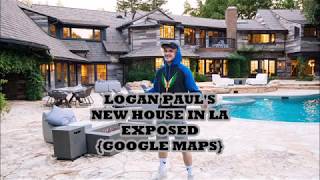LOGAN PAUL'S  New House in Hollywood FOUND in GOOGLE MAPS.