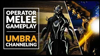 Warframe | EXCALIBUR UMBRA Gameplay . Operators Using Melee Weapons [Glitch]