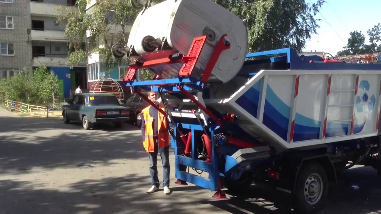 Мусоровоз на базе уаз