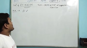 Differentation of logarithmic function|maths class 12|exercise 5.5 Q.no.13,14,15|by pankaj sir