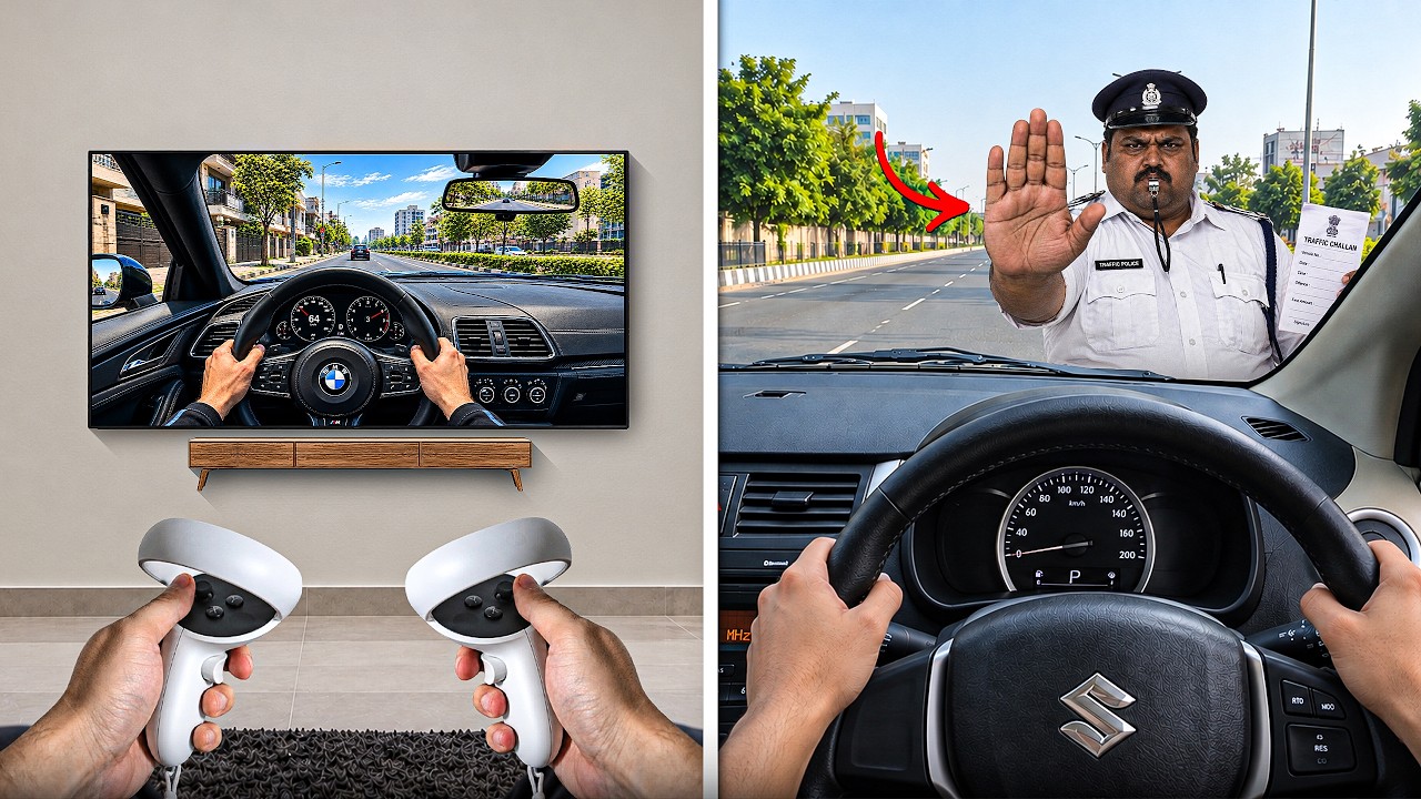 I Learned Car Driving Using A Video Game!