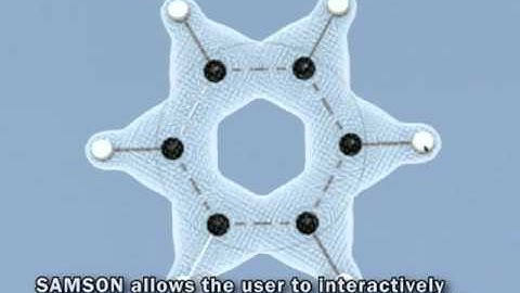 Interactive quantum chemistry in SAMSON - Basic benzene example