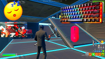 [1HR]Steelseries Apex Pro Mini ASMR Chill 🤩3V3V3 Go Goated 🎧 Satisfying Fortnite 360 FPS 4K Smooth