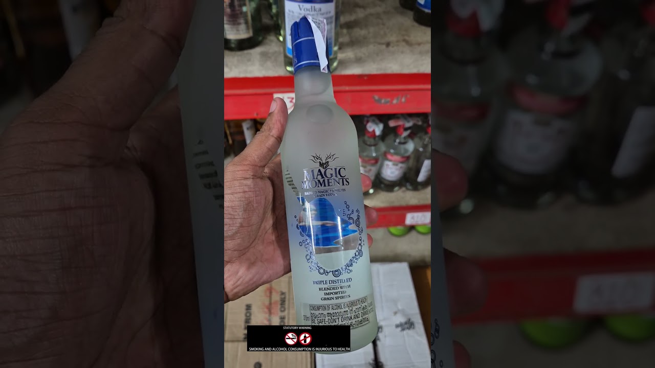 Magic Moments plain Vodka Price June 2025.                               Follow for more...