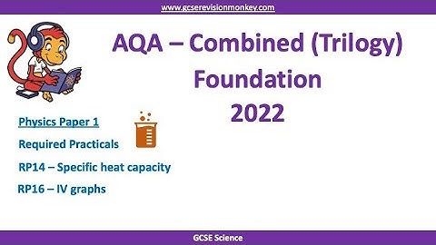 2022 Exam - Combined Physics (Foundation) Paper 1 Required Practicals
