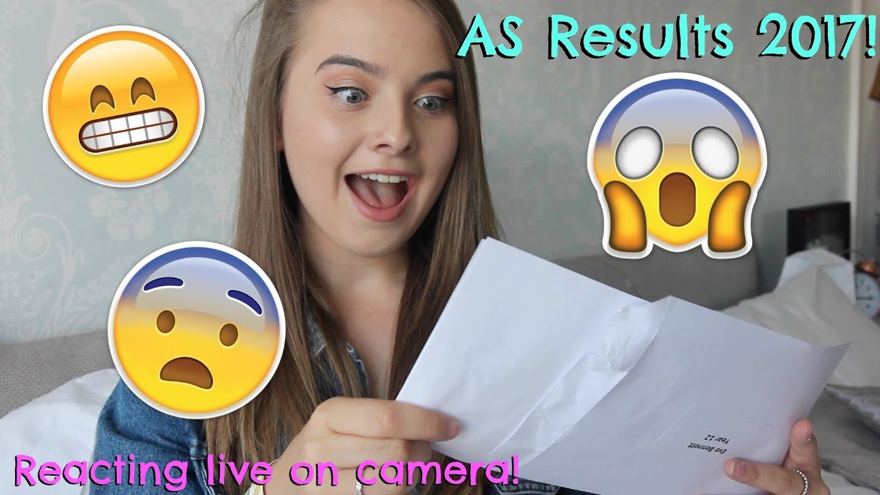 MY A LEVEL RESULTS 2017! (Reacting live on camera) | Eve - YouTube