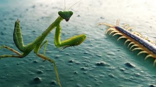 Praying Mantis Vs Centipede. The Winner?