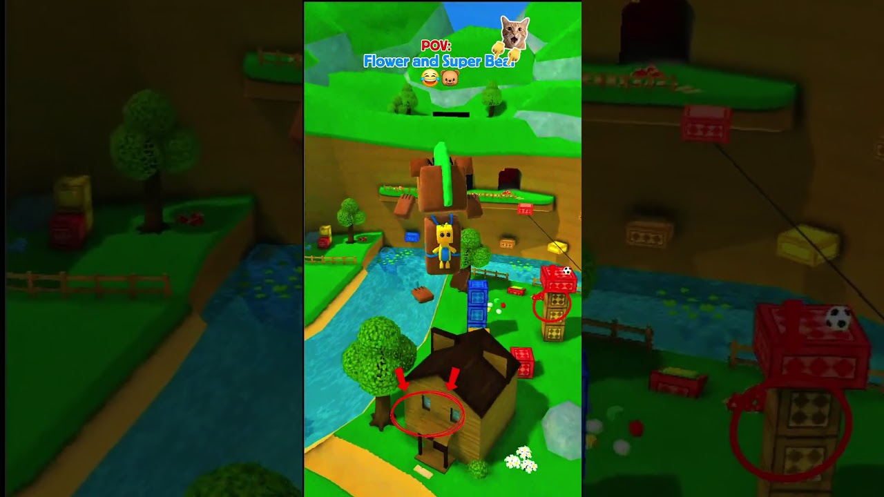 Super bear Flowers 😂#superbear #superbearadventure#shortvideo #shorts #viral #youtubeshorts #gaming