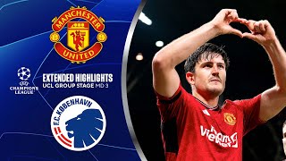 Man. United vs. Copenhagen: Extended Highlights | UCL Group Stage MD 3 | CBS Sports Golazo